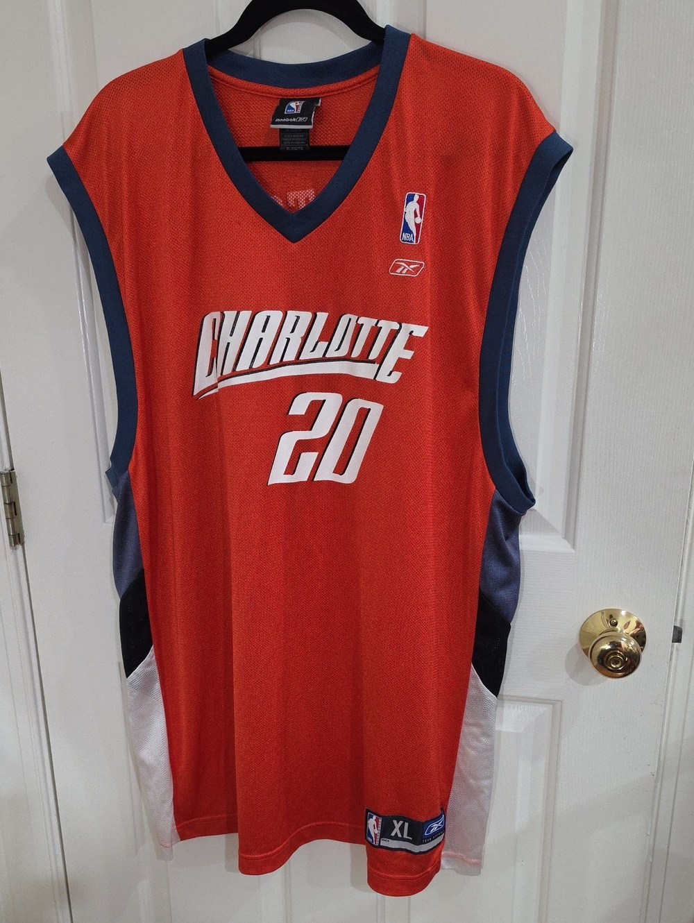 Vintage Reebok NBA Charlotte Bobcats Raymond Felton #20 Jersey XL